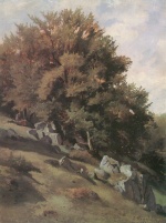 Edmund Friedrich Kanoldt - Peintures - Le mont Milseburg
