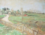 Robert Sterl - paintings - Fruehlingslandschaft bei Wittgenbirg