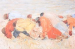 Robert Sterl - paintings - Schiffszieher an der Wolga