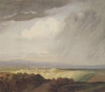 Théophile Alexandre Steinlen - paintings - Gewitter ueber dem Tal