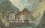 Carspar Wolf - paintings - Gasthaeuser in Bad Weissenburg