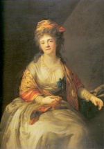 Anton Graff - paintings - Portrait of Elizabeth P. Divova