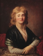 Anton Graff - paintings - Portrait of Juliane Wilhelmine Sophie von Sivers