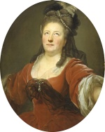 Anton Graff - paintings - Portrait of Sophie Friederike Hensel