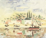 Walter Gramatté - paintings - Am Guadalquivir