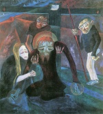 Walter Gramatté - paintings - Kreuzabnahme