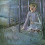 Walter Gramatté  - paintings - Träumender Knabe