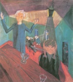 Walter Gramatté  - paintings - Trinker