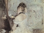Berthe Morisot - paintings - Dame bei der Toilette