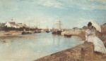Berthe Morisot - paintings - Hafen von Lorient
