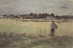 Berthe Morisot - Peintures - Dans un champ de blé