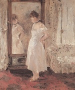 Berthe Morisot  - Peintures - Psyché