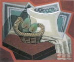Juan Gris - paintings - Der Birnenkorb