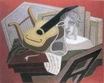 Juan Gris - paintings - Der Tisch des Musikers