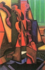 Juan Gris - paintings - Geige und Gitarre