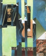 Juan Gris - paintings - Gitarre