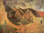 Paul Gauguin - Peintures - Chemin montant àOsny