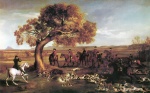 George Stubbs - paintings - Die Grosvenor-Jagd