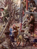 Adolf Friedrich Erdmann von Menzel - paintings - Beati Possidentes