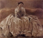 Adolf Friedrich Erdmann von Menzel  - paintings - Prinzessin Wilhelmine