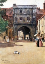 Childe Hassam  - paintings - Durchgang in Canterbury