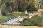 Childe Hassam  - Bilder Gemälde - Im Park in St. Cloud