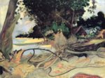 Paul Gauguin - Peintures - Le gros arbre (Te Burao)