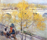 Childe Hassam  - Bilder Gemälde - Pont Royal, Paris
