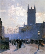 Childe Hassam  - paintings - Untere Fifth Avenue
