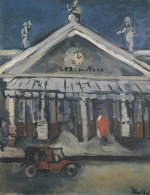 Helmut Kolle - Peintures - Entrée de la Gare du Nord
