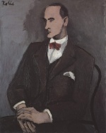 Helmut Kolle  - Peintures - Portrait de Wilhelm Uhde