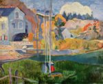 Paul Gauguin - Bilder Gemälde - Die David Mühle in Pont Aven