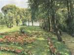 Max Liebermann  - Bilder Gemälde - Garten am Wannsee