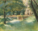 Max Liebermann  - Peintures - Jardin et maison au Wannsee