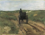 Max Liebermann  - Peintures - Charrette dans les dunes