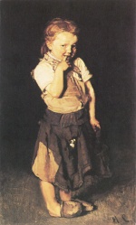 Max Liebermann  - Bilder Gemälde - Kleines Mädchen