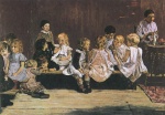 Max Liebermann  - paintings - Kleinkinderschule in Amsterdam