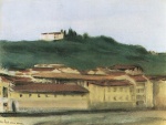 Max Liebermann  - Peintures - Monte Oliveto, Florence