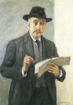Max Liebermann  - Peintures - Autoportrait