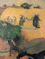 Paul Gauguin  - Peintures - Moisson en Bretagne