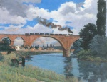 Jean Baptiste Armand Guillaumin - Bilder Gemälde - Brücke über die Marne in Joinville