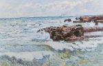 Jean Baptiste Armand Guillaumin - Peintures - La mer à Saint-Palais