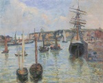 Bild:Der Hafen von Sainte Adresse