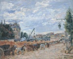 Jean Baptiste Armand Guillaumin - paintings - Der Pont Marie, Quai Sully