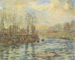 Jean Baptiste Armand Guillaumin  - Peintures - Les berges de la Seine à Charenton