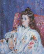 Jean Baptiste Armand Guillaumin  - Peintures - Portrait de Madeleine