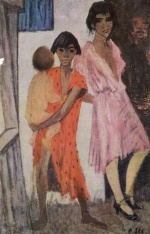 Otto Mueller  - paintings - Zigeunerinnen