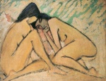 Otto Müller  - Peintures - Deux jeunes filles assises