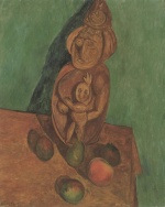 Walter Ophey - Bilder Gemälde - Eickelborner Figur mit Früchten