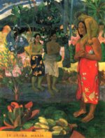 Paul Gauguin  - paintings - Ia Orana Maria